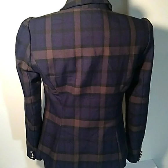 Sharply Tailored Belle Vere Blazer. Single Button Close,Triple Button Cuff NWOT - Picture 3 of 13